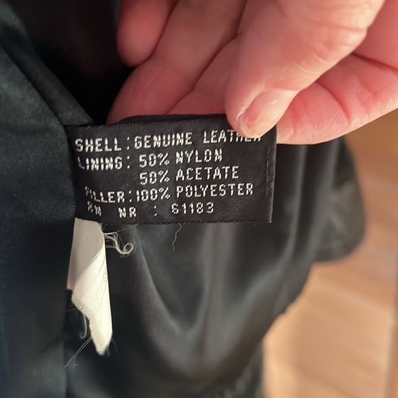 U2 Wear Me Out vintage leather jacket size m black lining. - Picture 9 of 9